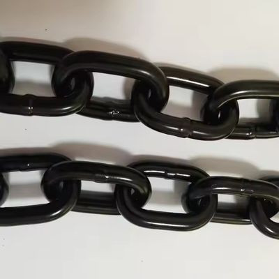 G80 Schwarze 6 mm Rostfeste Liftkette Geschweißte Eisen 8 mm Rollkette zum Heben
