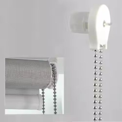 Ein guter Preis. Großhandel mit Roller-Schattenkomponenten 4,5*6mm Roller Blind Ballkette Metallperlenkette für Blinde Online