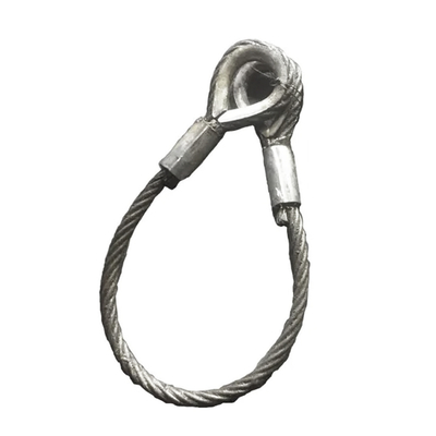 Ein guter Preis. Galvanized Crane Wire Rope 6*26 6*37 Lifting Slings Loop Handling Slings for Boat Online