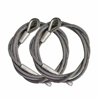 Ein guter Preis. Galvanized Steel Wire Rope Sling for Hose Handling Cranes & Provision Cranes &Free Fall Lifeboats With Thimble Online