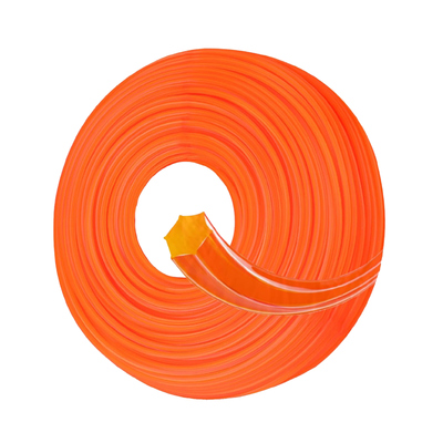 Ein guter Preis. Orangefarbene vorgeschnittene Gartenschneider-Trimmerleine Sechskant-Nylon-Rasenmäherleine Online