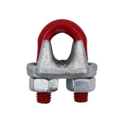 Ein guter Preis. Hohe Zugfestigkeit Hot DIP Galvanized US Typ geschmiedet Drahtseil Clips mit Rot U Bolt Online