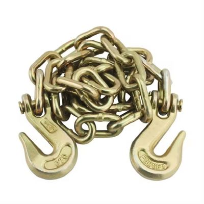 Ein guter Preis. Durchmesser 8 mm G70 Anhänger-Sicherheitsketten mit Clevis-Griffhaken für die Ladungskontrolle Online