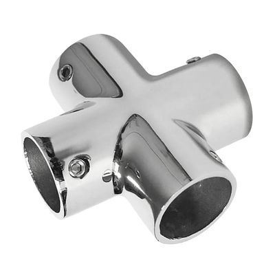 Ein guter Preis. AISI316 90°-Kreuz-Tee-Verbindung aus Edelstahl für Schienenverbindungen für Marinehardware Online