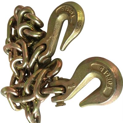 Ein guter Preis. 2 t Arbeitslastgrenze Zinkplattierte G70 Binderkette mit 2 Clevis Grab Haken garantiert Online