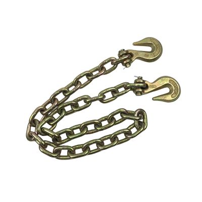 Ein guter Preis. 5/16' x 18' Gelb Zink G70 Transportkette mit Clevis Haken für Blacken fertig Online