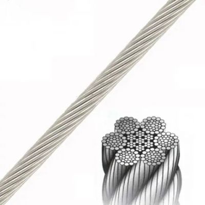 Ein guter Preis. 7x7 6x19 FC IWRC 6x36 19x7 Trolleying High Carbon Galvanized Steel Cable für Turmkrane Online