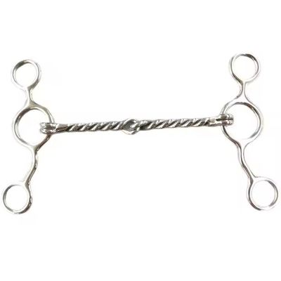 Ein guter Preis. Custom Horse Rider Bit Equestrian Horse Twist Bit mit Harness und polnischer Oberfläche Online