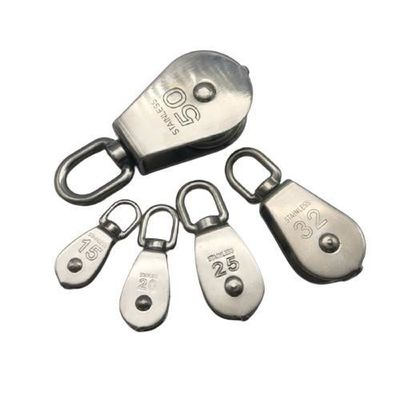 Ein guter Preis. Baugewerbe-Hardware Einzelrad Drehpulley Block Edelstahl Online