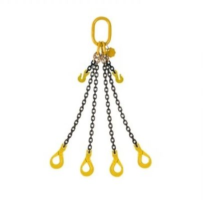 Ein guter Preis. 2t Arbeitslastgrenze Schwarze Oberfläche G80 Doppelbeinhebe Slingkette für den Bau Online