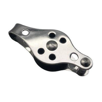 Ein guter Preis. Weit verbreitete Edelstahl-Rigging-Block SS316 Dreh-Auge-Typ Doppelschaufel-Pulley Online