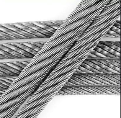 Ein guter Preis. 6*12 7FC 5mm 300m Spulenverzinktes Drahtseil zum Binden von Edelstahl Online