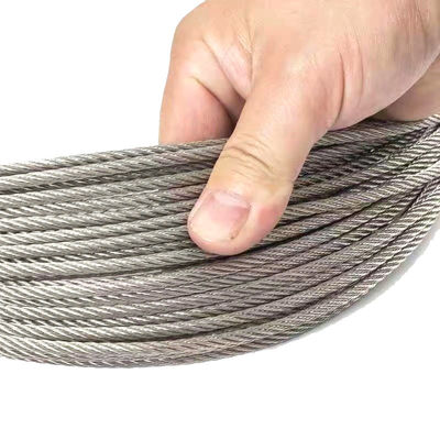 Stahlkern galvanisiertes Drahtseil 1*7 7*7 1*19 7*19 6*12 6*19 6*37 FC IWRC für Aufzug