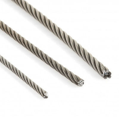 Ein guter Preis. ASTM 304 316 316L Edelstahl 1X19 Strangdrahtseil 0,8 mm 1 mm 2 mm 3 mm für OEM Online