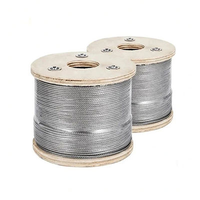 Ein guter Preis. 6X36 galvanisiertes Stahldrahtseil aus Edelstahl für die Verankerung von Winden und Ankern Online
