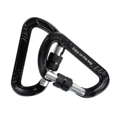 Ein guter Preis. Klettern Aluminium Karabiner mit galvanisierter Oberfläche CE-zertifiziert D-Form Schraubschraubtor Online