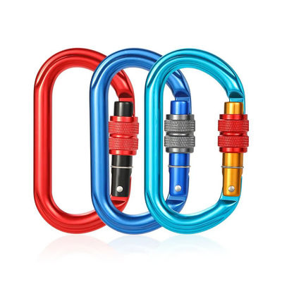 Ein guter Preis. Individuelles Logo und Farbe Rundförmiges Aluminium Kletterhack für den Außenbereich 25KN Online