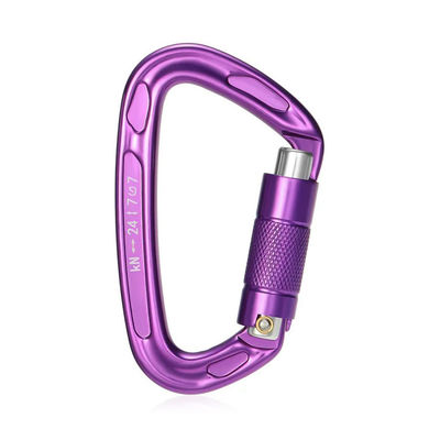 Ein guter Preis. 24KN Schwerlast-Automatikverriegelung Klettern Karabiner Klemmen Drehverschluss für Abenteuersport Online