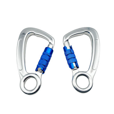 Ein guter Preis. Schwerindustrie Aluminium Karabiner 30KN Auto Bergsteigen Dreh-Clip Snap Hook Online