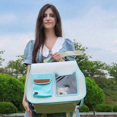 Ein guter Preis. Klappbare Rucksack für Haustiere mit durchsichtigem Fenster für Reisen Online