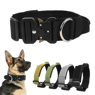 Ein guter Preis. Hochwertiges, langlebiges und komfortables taktisches Halsband für große Hunde - einstellbar, atmungsaktiv und reflektierend für höchste Sicherheit Online