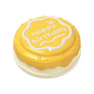 Ein guter Preis. Alles Gute zum Geburtstag Interaktives Geschenk Kauen Knisterndes Spielzeug Hunde Kuchen Form Kauen Spielzeug Online