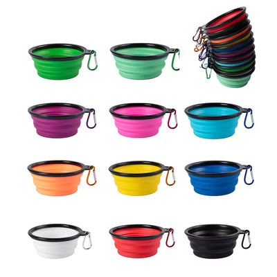 Ein guter Preis. Portable Dog Bowl Klappbare Silikon Pet Dog Bowl Nahrungsmittel Wasser Klappbare TPE Pet Dog Bowls Klappbare Fütterung Online