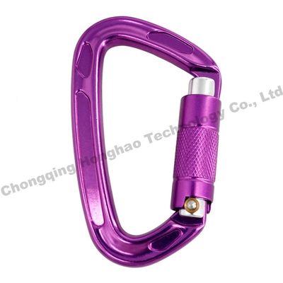 Ein guter Preis. 22KN D-Form Auto Lock Hochfeste Aluminiumlegierung Klettersicherheit Karabiner Hardware Online