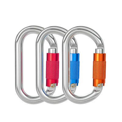 Ein guter Preis. Customized Logo und Farbe Aluminium Karabiner Haken für Outdoor Round Klettern Snap Haken Online