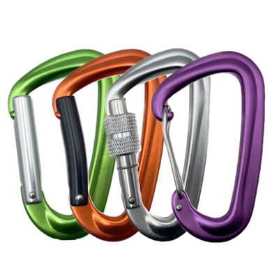 Ein guter Preis. OEM akzeptable Aluminium Schraubverschluss Carabiner Clip für das Klettern Online