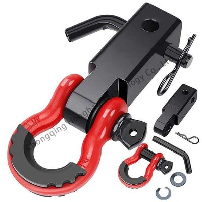 Ein guter Preis. Stahl aus Legierung Off-Road Bow Shackle Clevis Schleppwagen Plastik schützen Rigging 3/4 Zoll Online