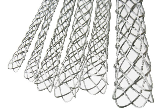 Kabelziehgriff mit 5mm-Nuss Flexibles Auge Mesh Seil Kabel Sock Kit Verzinkung Stahl Rutschsicherung Rohr Kabel Drahtziehgriff Lassos 6 Set 4-25mm