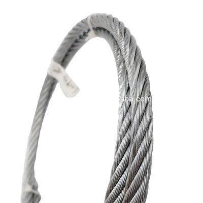 Ein guter Preis. OEM Kohlenstoffstahl 6x24 7FC Ungalvanized und Galvanized Stahldrahtseil DIN3068 Bright Stahldrahtseil für Ihre Anforderungen Online