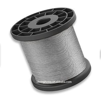 Ein guter Preis. Konstruktion 6x36 6x36 AiSi Edelstahl 1/8'' Flugzeugdrahtseil für Kabelgeländer Standard AiSi Marine Grade Online
