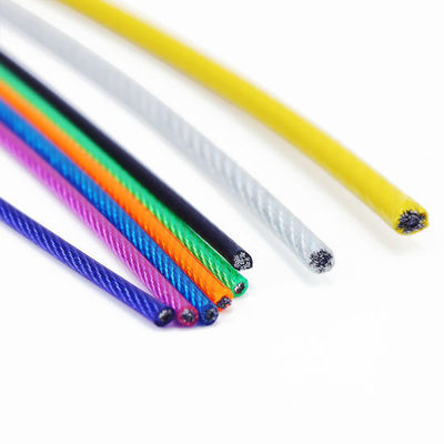 Ein guter Preis. UV-beständiges PVC-beschichtetes galvanisiertes Stahldrahtseil Toleranz ± 1% und unterschiedliche Farbauswahl für langlebige Leistung Online
