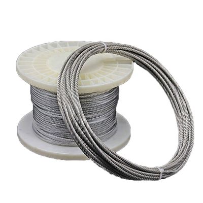 Ein guter Preis. 304 Edelstahl Drahtseil Weiches Fischerhebe Kabel 1-25M Länge nach Bedarf Verzinkte Oberfläche 7*7 Kleiderleine Online