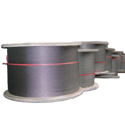 Ein guter Preis. Edelstahldrahtseil Inoxkabel mit AISI304 304L 316 316L Material und 6 x 7 FC / IWS Konstruktion in 1/16 