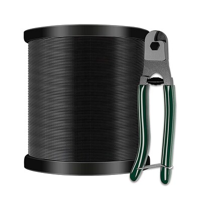 Ein guter Preis. 7x7-Strang-Konstruktion 304 Edelstahl Schwarz Vinylummanteltes Drahtseil und Stahlkabel für DIY-Deckgeländer online