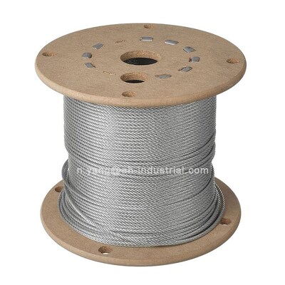 Ein guter Preis. 19x7 Konstruktion 10mm Durchmesser verzinktes Stahlseil mit ±1% Toleranz online