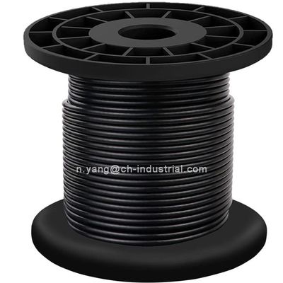 Ein guter Preis. Schwarz-Vinyl überzogen Drahtkabel PVC überzogen Stahlkabel Galvanisiertes Kabelseil Edelstahl Drähte Online