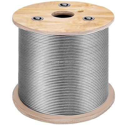 Ein guter Preis. Typ 316 Kabel aus Edelstahl für Deckbahnen 250FT T316 Flugzeugkabel 7x7/1x19/7x19 Kabel Online