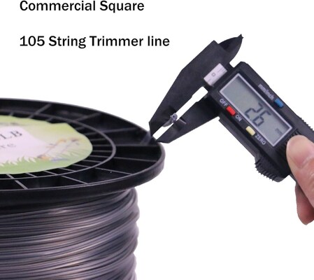 5 LB Handelsquadrat Trimmer Linie Hohe Festigkeit Innenkern passt die meisten Trimmer Mäher angepasste Farbe