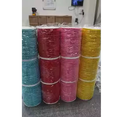Ein guter Preis. Ballkettenhersteller Metall bunte kundenspezifische Ballkette Edelstahl Ballkette Goldkugelkette Online