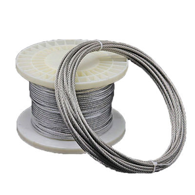 Ein guter Preis. Nichtlegiertes 7x7 Standard-Kern aus Edelstahl Seil Draht Marine Decking Geländer Kabel 50 ft Länge mit Crimp Sleeves 316 Online