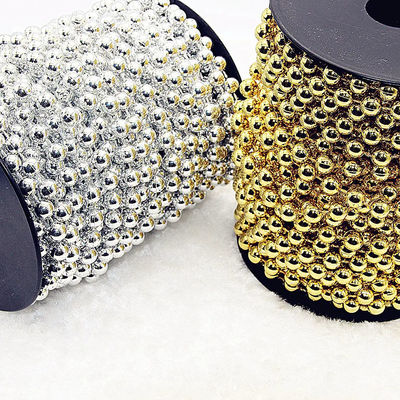 2.4mm Plastikkugelkette in individuellen Farben für Heimdekoration