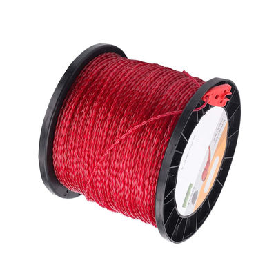 Ein guter Preis. 2.7mm / 0.10-Zoll Rundes Schneidband Rundes Drehen 3 LBS. 690 Ft Rotes Schneidwerkzeug-Streifen Unkraut Trimmer-Streifen Online