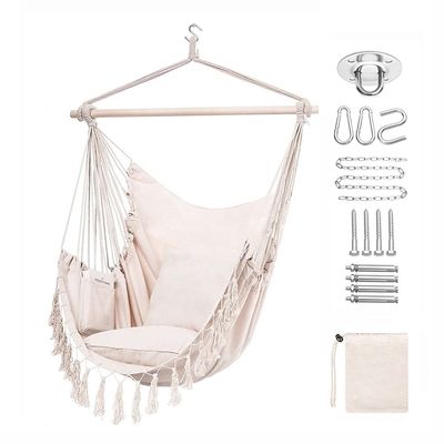 Ein guter Preis. Hangstuhl Garten Outdoor Hängematte Camping mit Holz Hängematte Stuhl Boho Hängematte Online