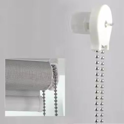 Großhandel mit Roller-Schattenkomponenten 4,5*6mm Roller Blind Ballkette Metallperlenkette für Blinde