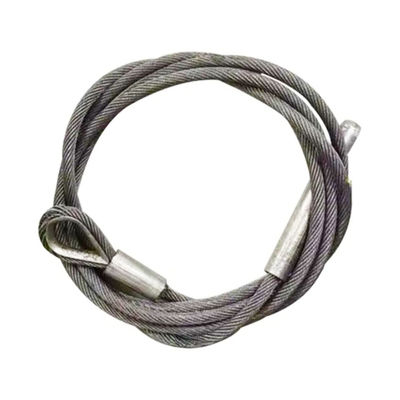 Ein guter Preis. 6X36WS-IWRC Core GSWR Galvanized Steel Wire Rope Lifting Sling with Thimble on Both Ends Online