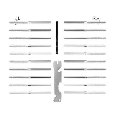 Ein guter Preis. 316 Edelstahlkabelgeländer mit 3/16-Zoll-Kabeln wasserdicht und rostfeste Swage Lag Stud für DIY-Deckprojekte Online
